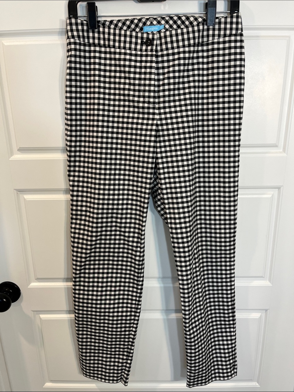 J. McLaughlin gingham check pants size 2